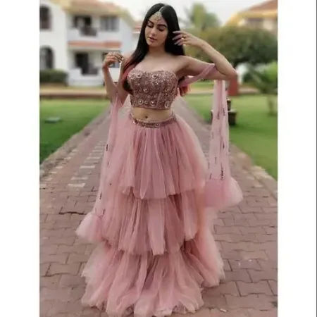 Picture for category net lehenga