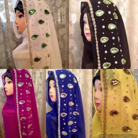 Picture of Alika Kids Khimar Girls Instant Hijab One Piece Khimar 