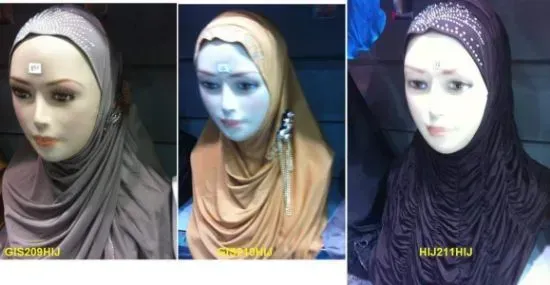 Picture of Arab Women Cap Hijab Scarf Pins UAE Muslim Shayla Islam
