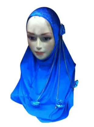 Picture of Butterfly Khimar Instant Hijab One Piece Slip On Scarf 