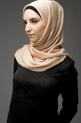 Picture of Hot Fashion One Piece Embroidery Square Neck Hijab Isl,hijab