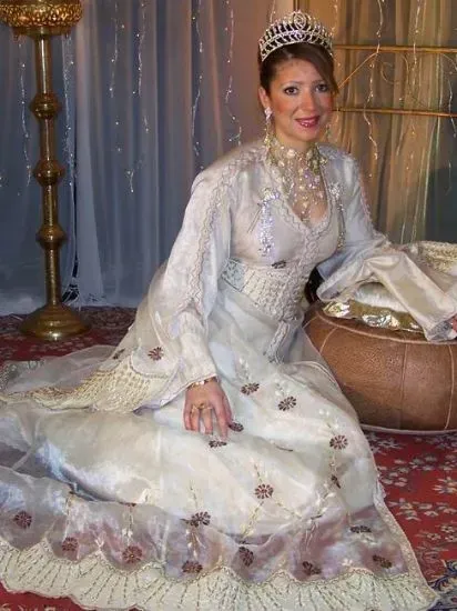 Picture of royal moroccan caftan kaftan jalabiya ladies maxi dress