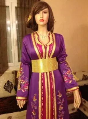 Picture of farasha moroccan kaftan dress abaya jilbab khel,17 ,f36