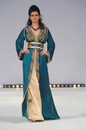 Picture of elegant moroccan kaftan dress abaya jilbab khel,126 ,f4