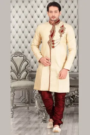 https://radhedesigner.com/images/thumbs/000/0000768_beige-brocade-silk-indian-wedding-indowestern-sherwani_450.webp