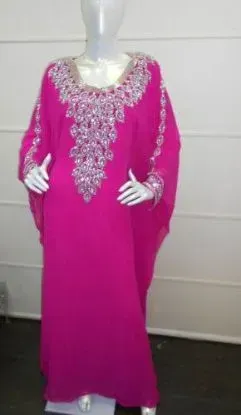 Picture of modest maxi gown caftan hijab lovely takchita arabian j