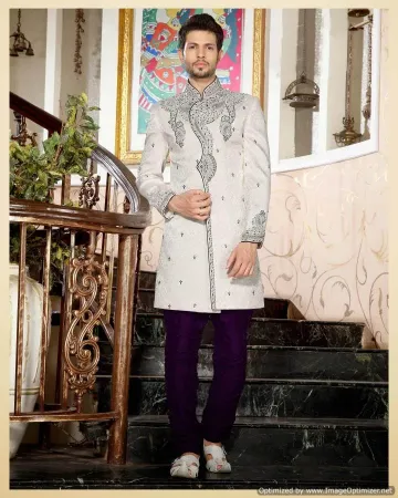 https://radhedesigner.com/images/thumbs/000/0000919_ethnic-off-white-brocade-silk-indian-wedding-sherwani-f_450.webp