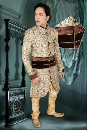 https://radhedesigner.com/images/thumbs/000/0000928_ethnic-tan-brown-jute-indian-wedding-sherwani-for-men-_450.webp