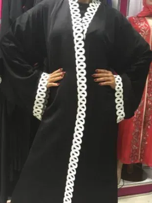 Picture of elegant fancy jilbab jalabiya wedding gown takshita fo,
