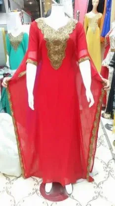 Picture of moroccan dubai kaftan maxi thobe ladies maxi dress aba,