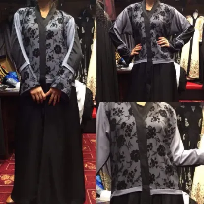 Picture of latest design fashionable farasha kaftan from top desi 