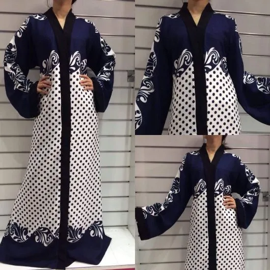 Picture of attractive looking arabic dubai kaftan dress,abaya,jil 