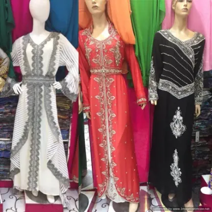 Picture of arabic home dress,bridal dress 2024 pakistani,abaya,ji,