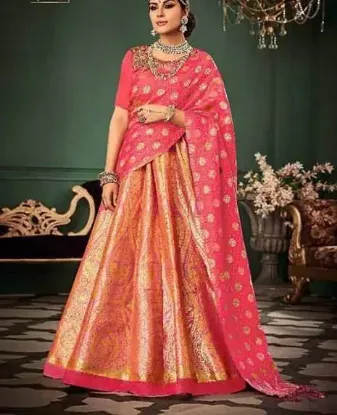 Picture of 3d bridal lehenga design,how to wear a lehenga saree s,