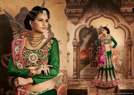 Picture of a line style lehenga,how to make a ghagra cholichaniya 