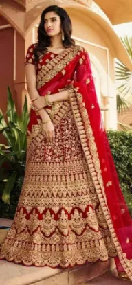 Picture of aqua net lehenga choli with dupatta,lehenga quikrchaniy