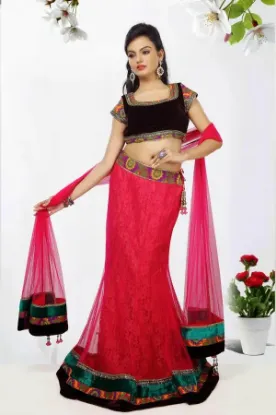 Picture of banarasi brocade lehenga salwar kameez indian pakistan,