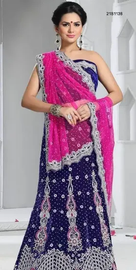 Picture of banarasi brocade lehenga salwar kameez indian pakistani