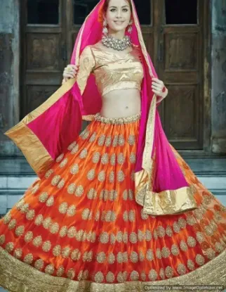 Picture of beautiful designer dress lehenga indian bollywood fancy