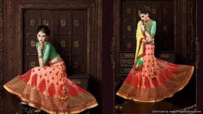 Picture of beautiful pakistani bridal lehenga,4 piece lehenga cho,