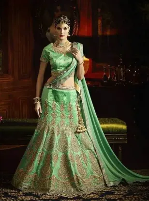 Picture of blue velvet lehenga images,ghagra choli hd photochaniy,