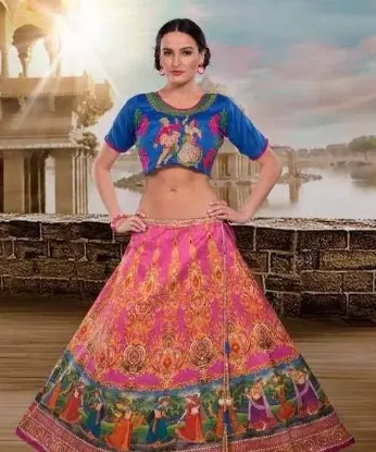 Picture of bollywood bridal lehenga choli,ghagra choli sareechani,