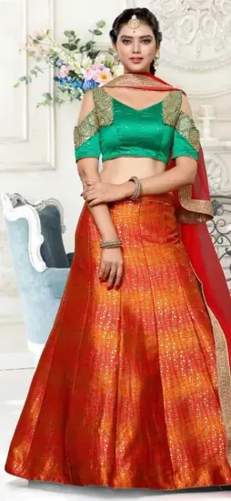 Picture of bollywood bridal lehenga collection,ghagra choli stitc,