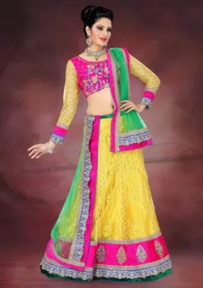 Picture of bollywood bridal lehenga designs,ghagra choli chaniya c