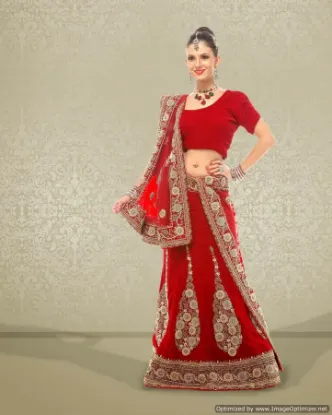 Picture of bollywood choli lehenga bridal traditional ethnic indi,