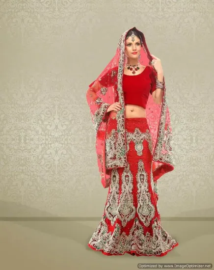 Picture of bollywood choli lehenga indian wedding ethnic women de,