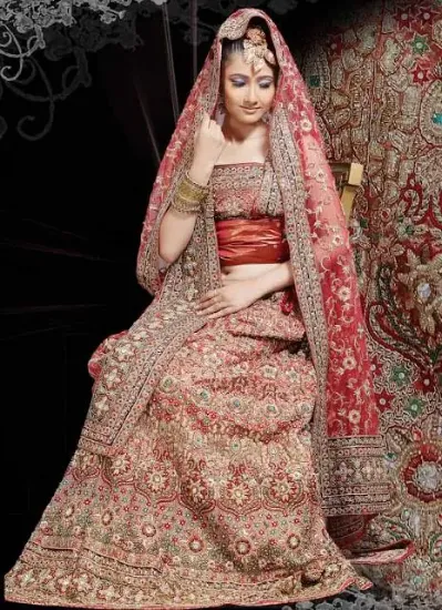 Picture of bollywood dance lehenga,ghagra choli traditional dressc