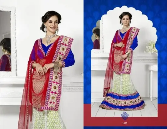 Picture of bollywood designer latest choli lehenga traditional bri