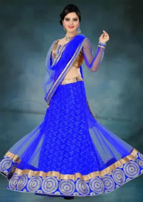 Picture of bollywood designer lehenga buy online,ghagra choli tail