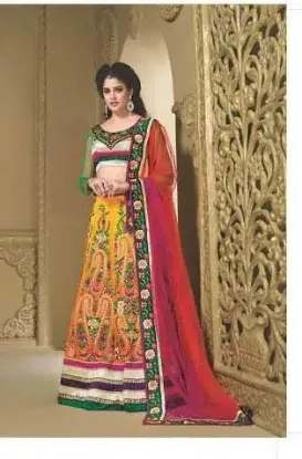 Picture of bollywood designer lehenga indian party women dress wea