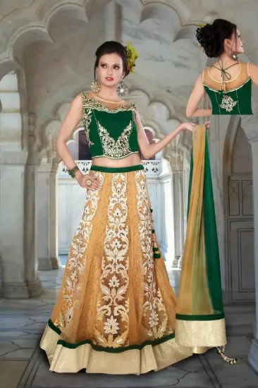 Picture of bollywood dress lehenga in delhi,ghagra choli whitechan