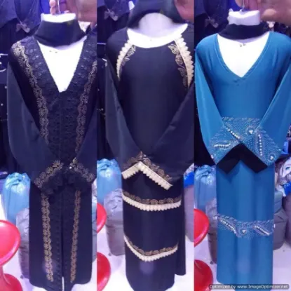 Picture of bridesmaid dress in blush,abaya,jilbab,kaftan dress,du,