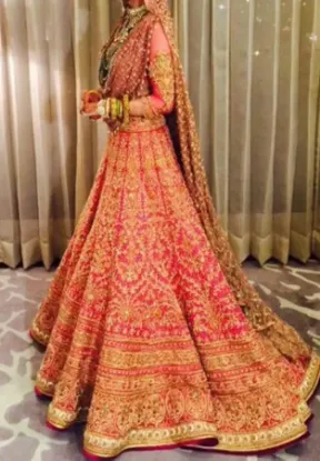 Picture of bollywood floral lehenga,ghagra choli dress up gamesch,