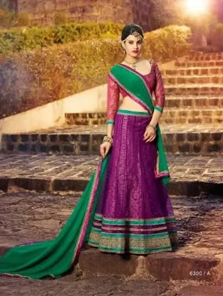 Picture of bollywood indian bridal lehenga choli wedding wear pak,