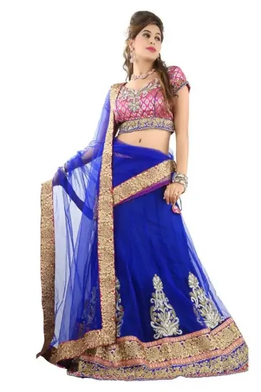 Picture of bollywood indian designer lengha wedding lehenga choli,