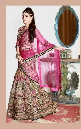 Picture of bollywood indian saree eid designer lehenga ethnic spec