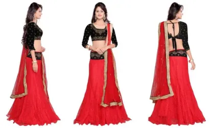 Picture of bollywood indian saree lehenga choli women designer dr,