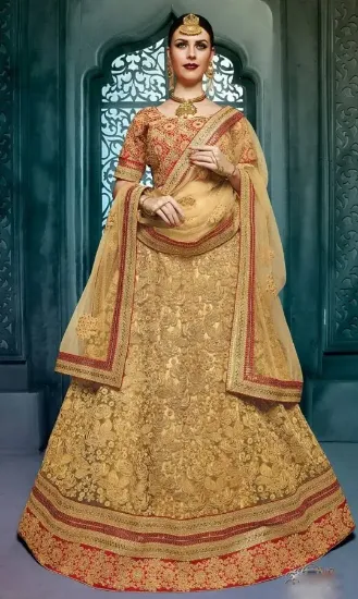 Picture of bollywood indian wedding party wear choli lehenga pakis