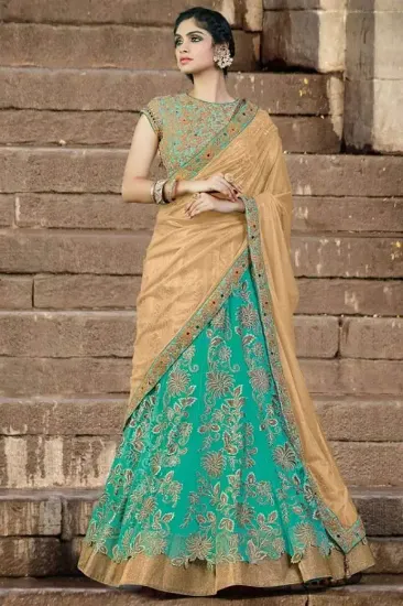 Picture of bollywood inspired indian ethnic bridal designer lengh,