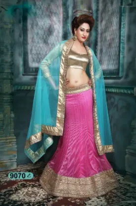 Picture of bollywood lehenga 2024,maria b lehenga cholichaniya ch,