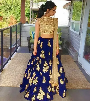 Picture of bollywood lehenga in mirraw,ghagra choli with dupattac,