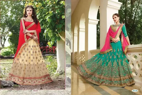 Picture of bollywood lehenga on junglee,ghagra choli yellowchaniy,