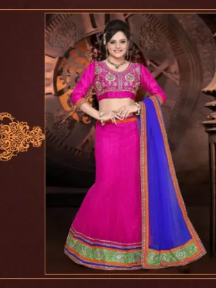 Picture of bollywood lehenga pattern,lehenga choli usachaniya chol