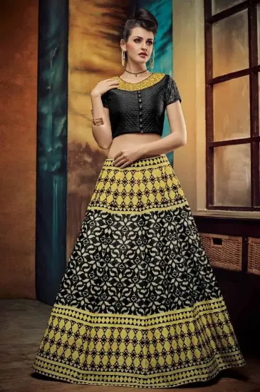 Picture of bollywood party wear lehenga choli, pakistani wedding ,