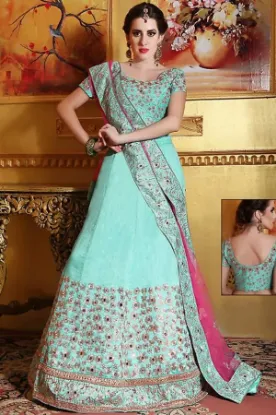 Picture of bollywood partywear lehenga choli designer stylish ind,