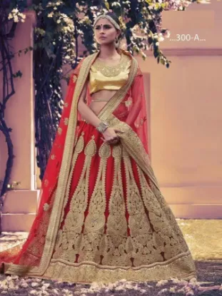 Picture of bollywood partywear lehenga choli designer stylish indi